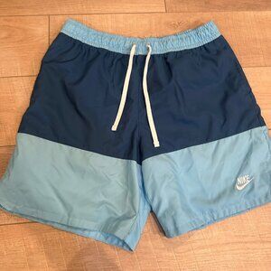 NIKE MENS SWIM TRUNKS SHORTS BLUE MEDIUM